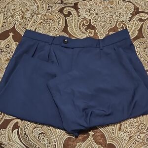 MANFINITY Classic Navy Blue Walking Shorts